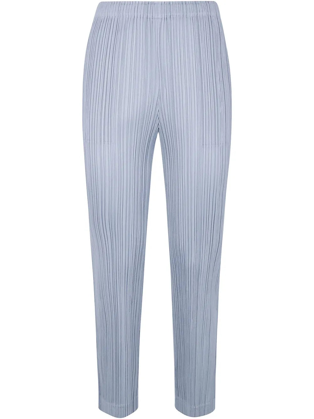 Plissé-Effect Trousers