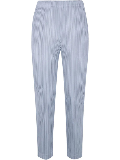 Plissé-Effect Trousers