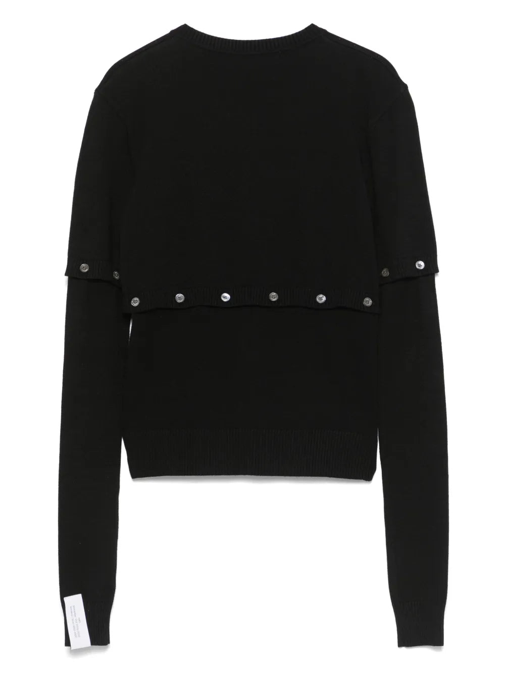 Multi-Button Layer-Effect Cardigan