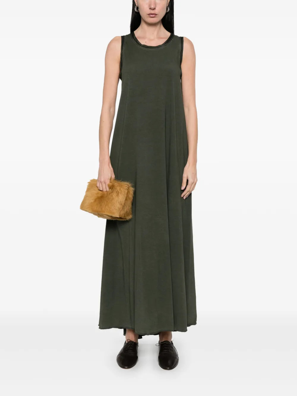 Crew-Neck Maxi Dress