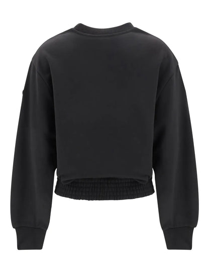 Pleated Cotton Sweatshirt