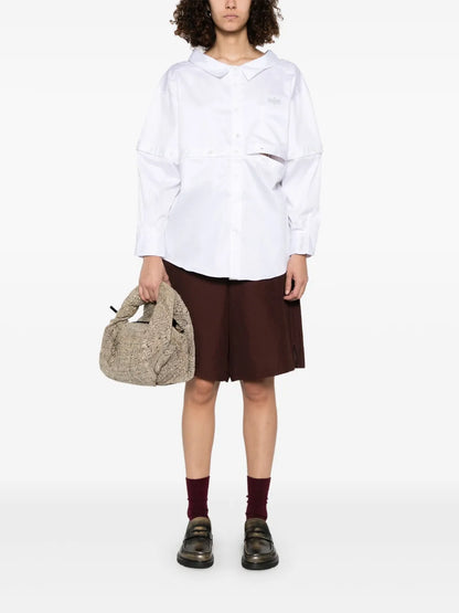 Multi-Button Broken Shirt