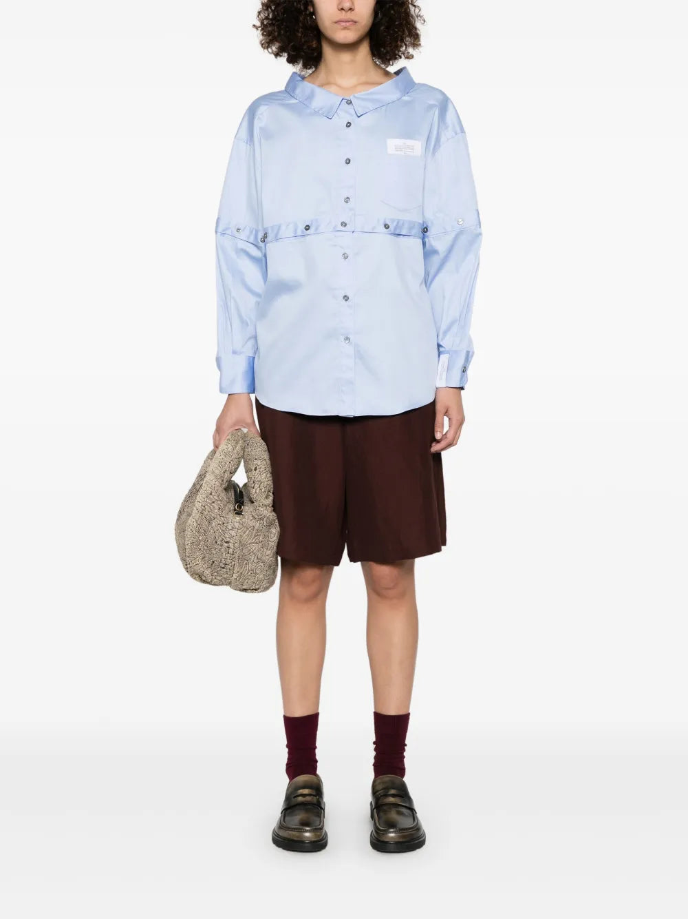 Multi Button Broken Shirt
