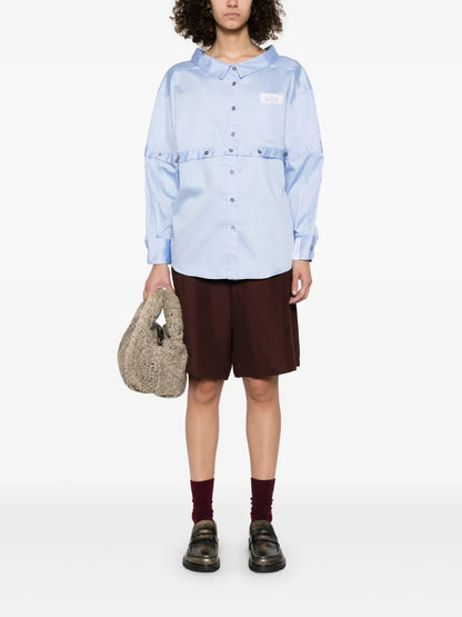 Multi Button Broken Shirt