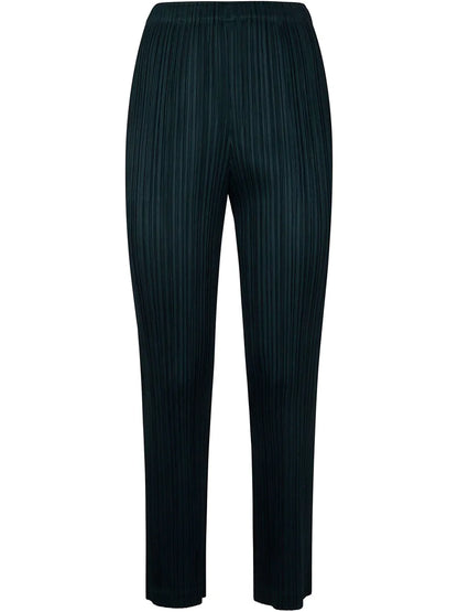 Plissé-Effect Trousers