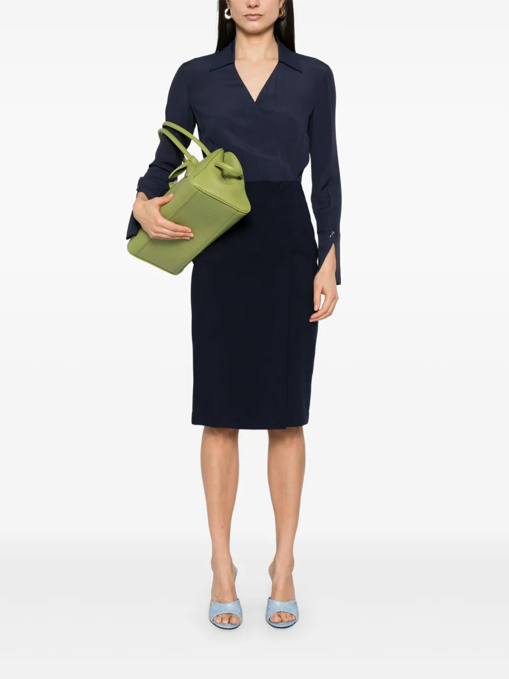 Panelled Midi Dress