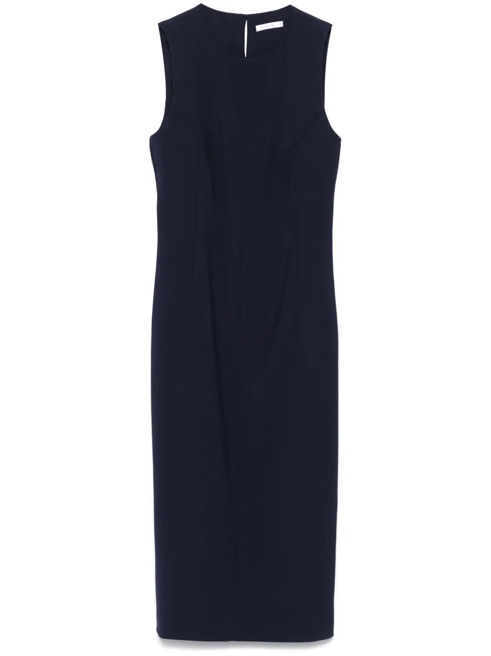 Seam-Detail Midi Dress