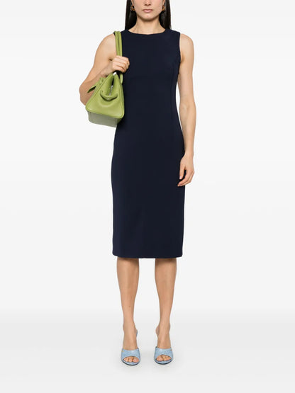Seam-Detail Midi Dress