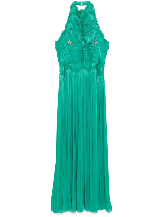 Lurex Georgette Maxi Dress