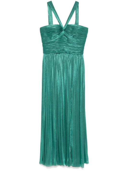 Lurex Georgette Maxi Dress