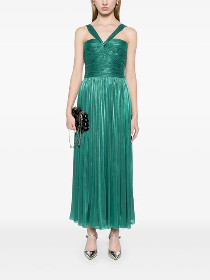 Lurex Georgette Maxi Dress