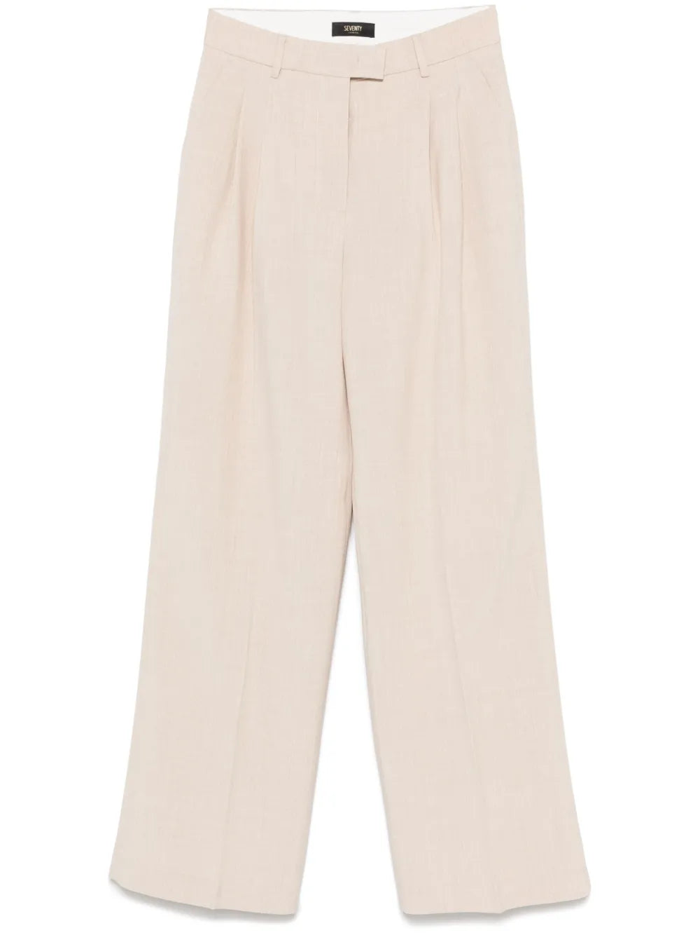 Mélange-Effect Trousers