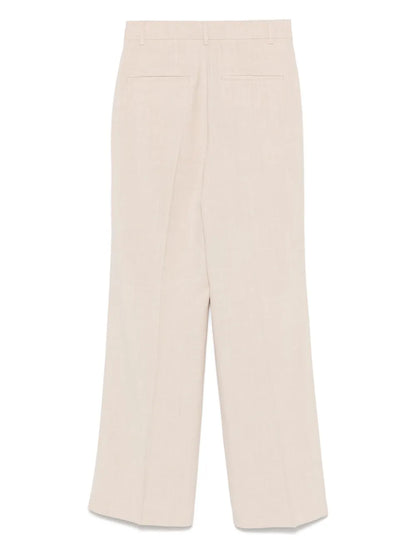 Mélange-Effect Trousers
