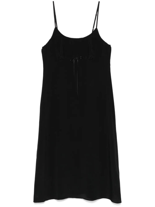 Bow Slip Midi Dress