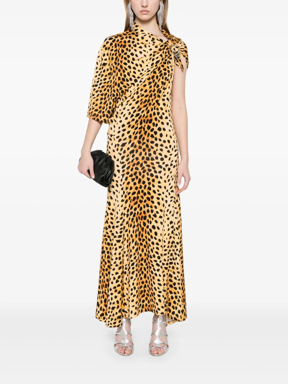 Leopard-Print Maxi Dress