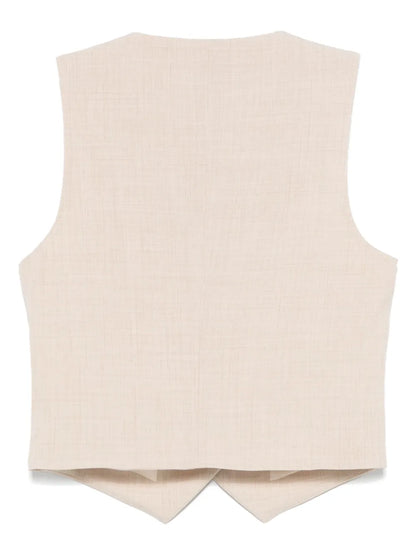 Mélange-Effect Waistcoat