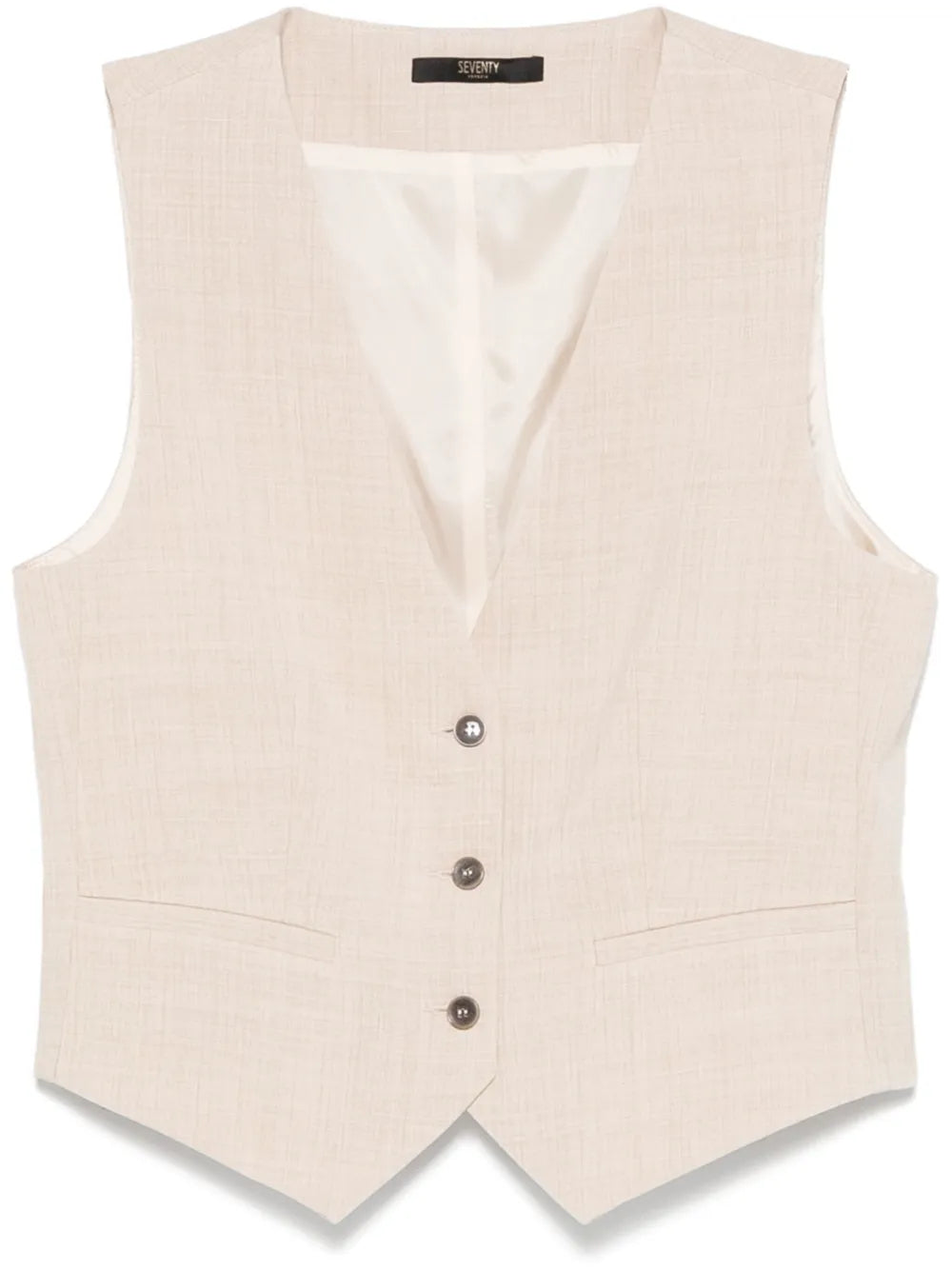 Mélange-Effect Waistcoat