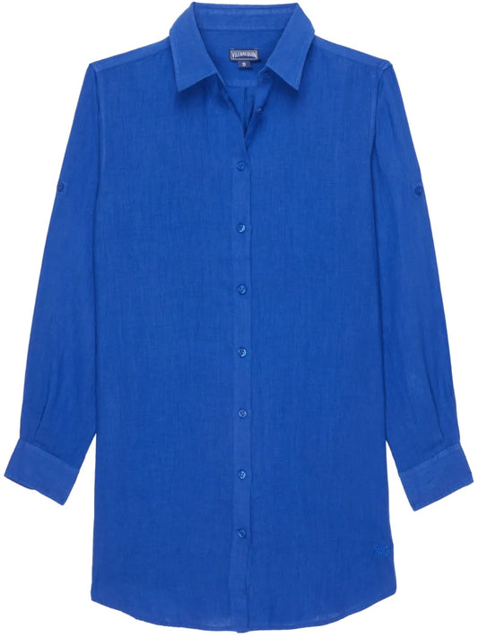 Solid Shirtdress