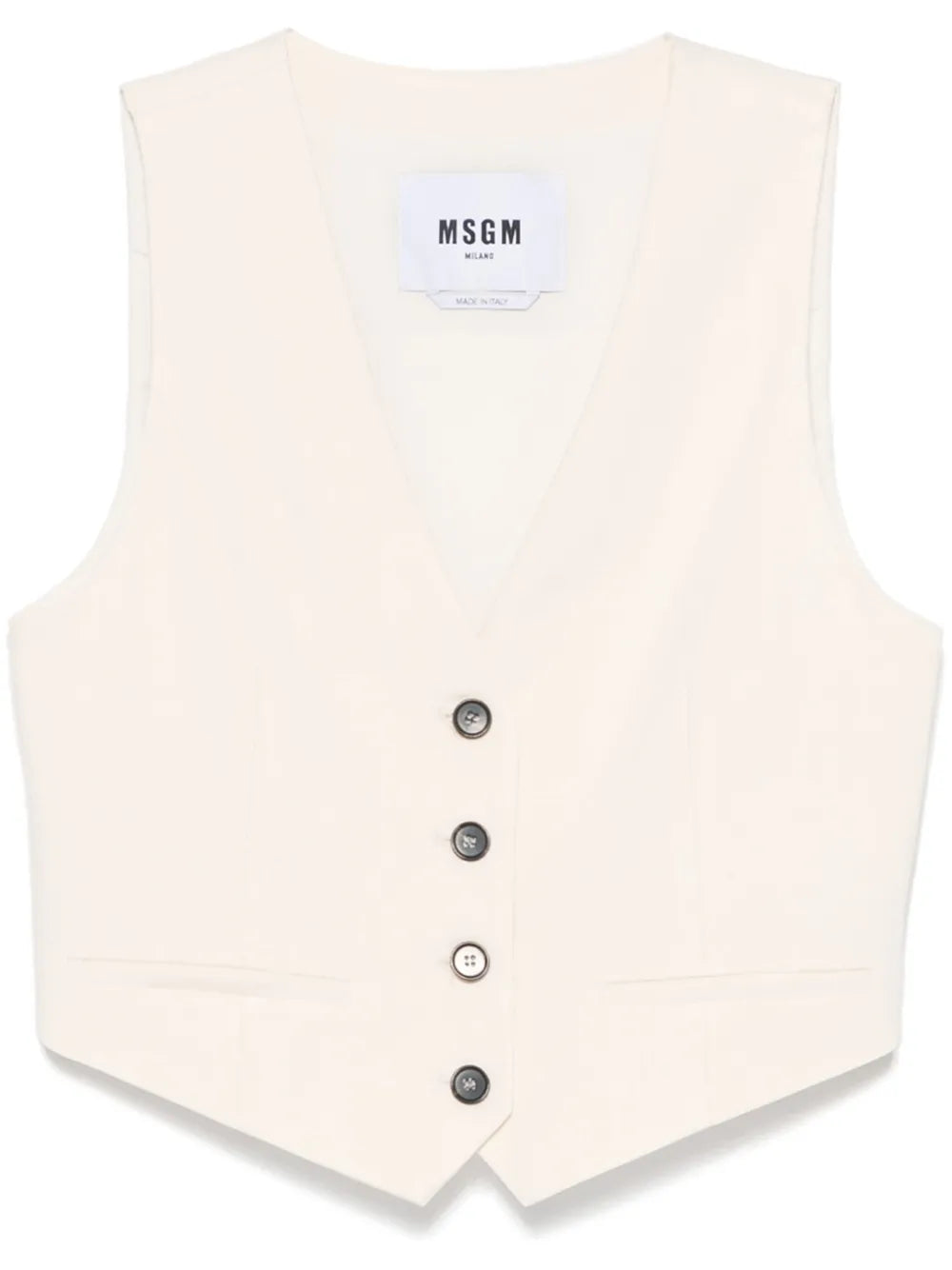 Slub-Texture Waistcoat