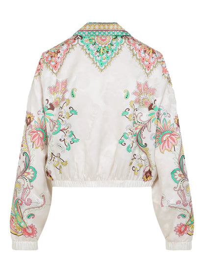 Floral-Print Jacket