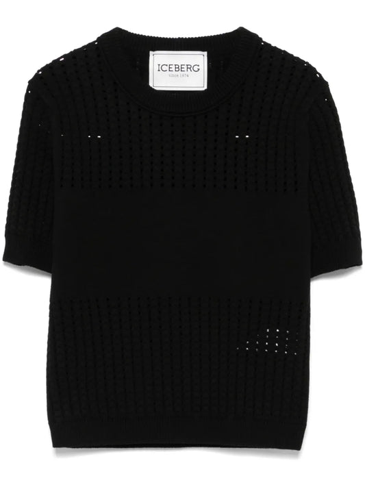 Waffle-Knit T-Shirt