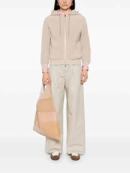 Ribbed Hoodie
