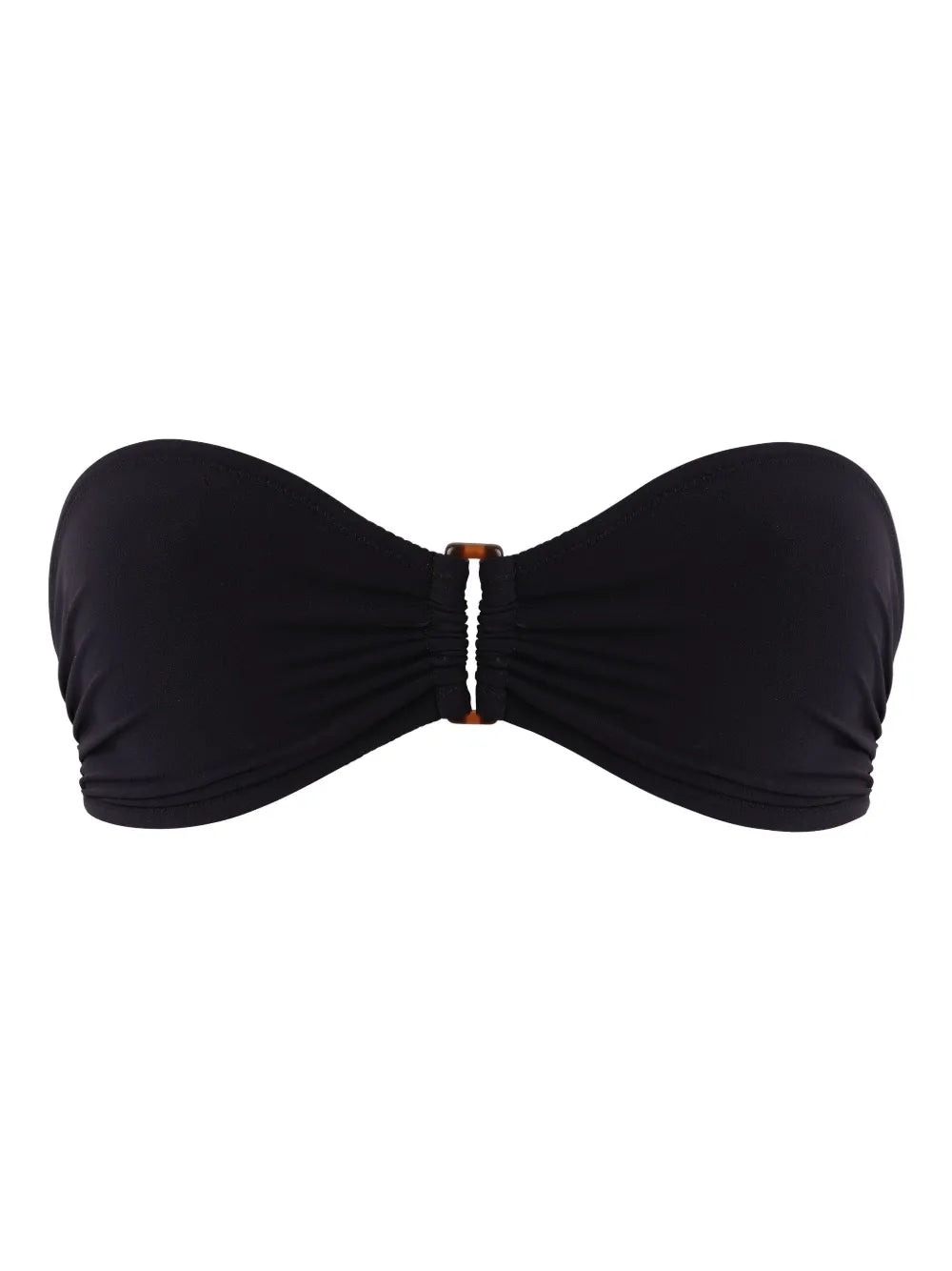 Ring-Detail Bandeau Bikini Top