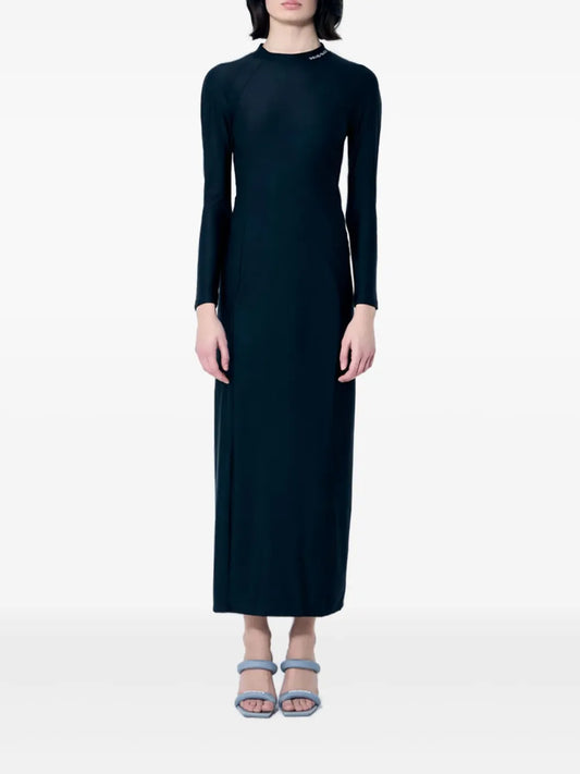 Logo-Print Maxi Dress