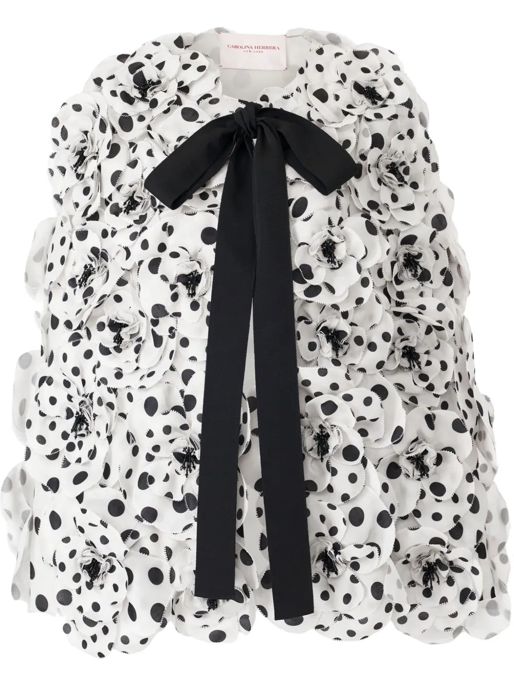 Rosette Polka-Dot Cape