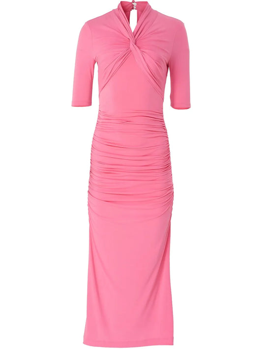 Ruched Midi Dress