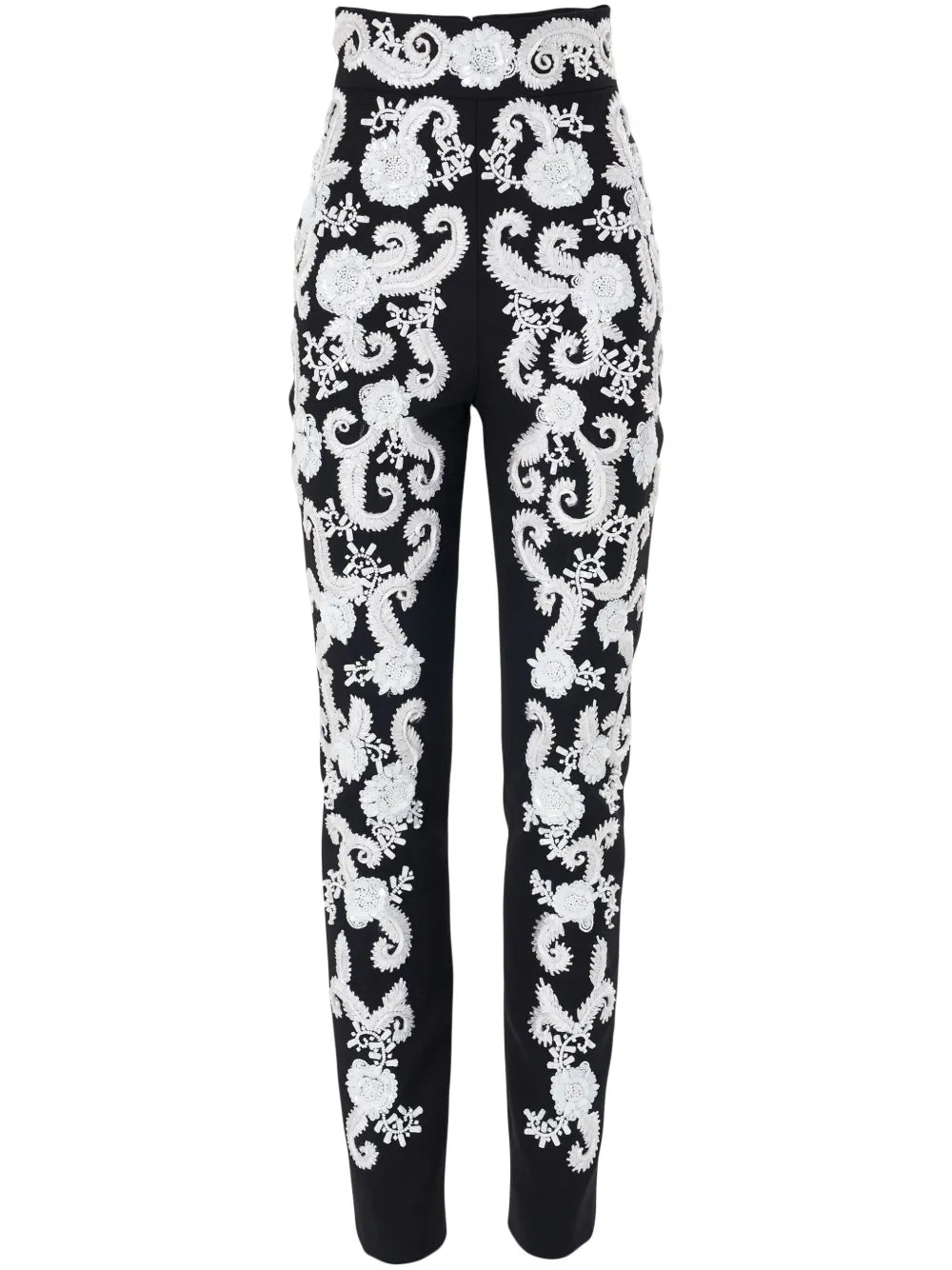 Embroidered Slim-Fit Trousers