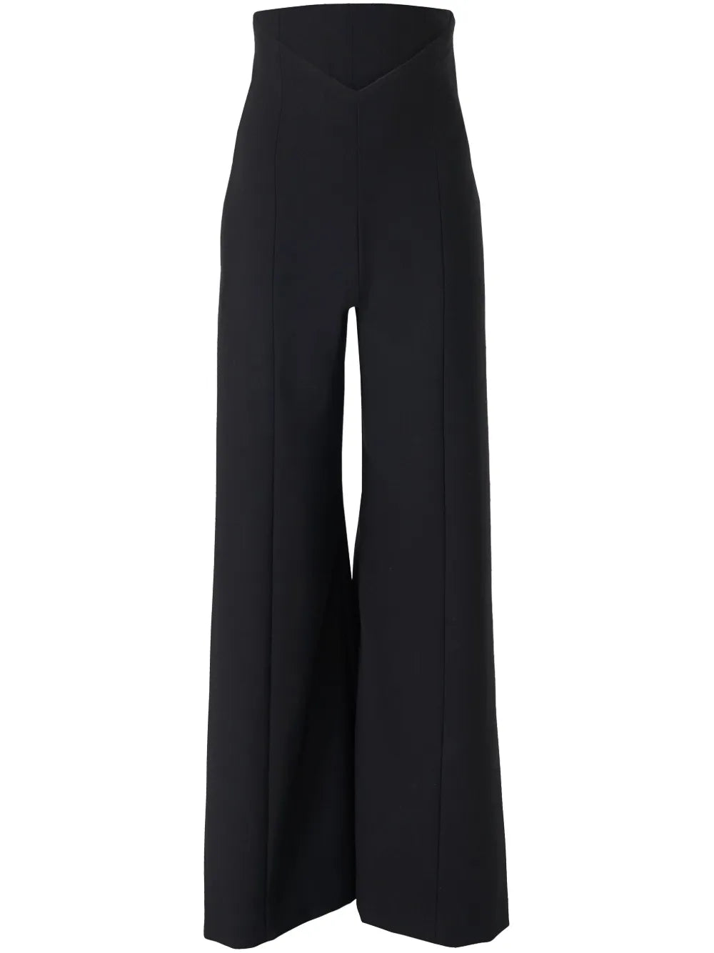 V-Waist Wide-Leg Pants
