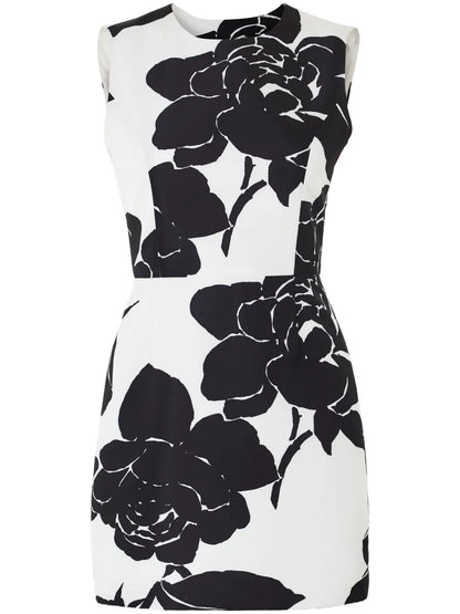 Floral-Print Mini Dress