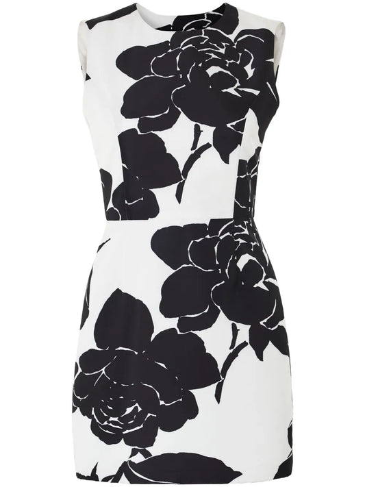 Floral-Print Mini Dress