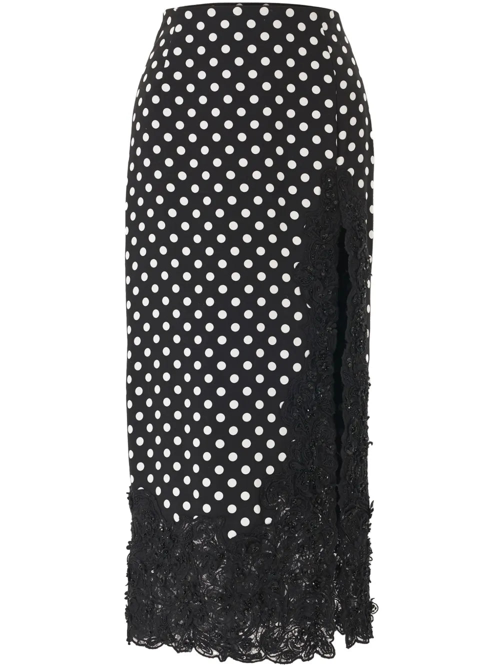 Polka Dot Midi Skirt
