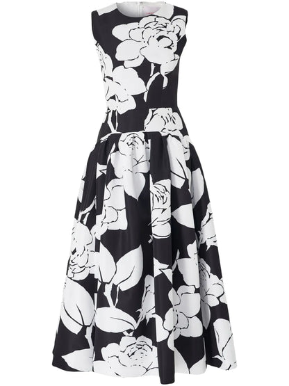 Floral-Print Midi Dress