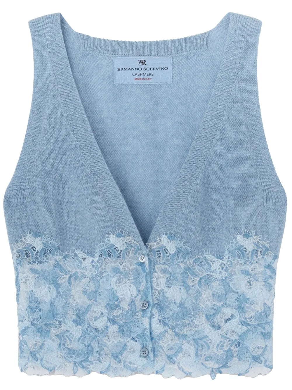 Lace Cashmere Vest