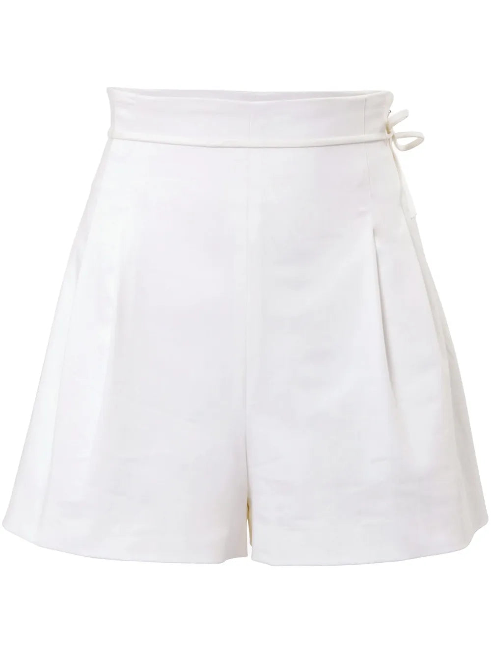 Tie-Detail High-Waisted Shorts