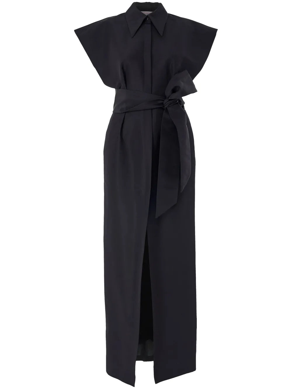 Cap-Sleeve Gown