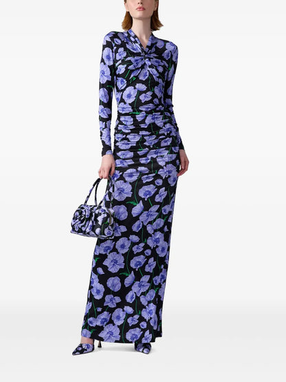 Floral-Print Maxi Dress