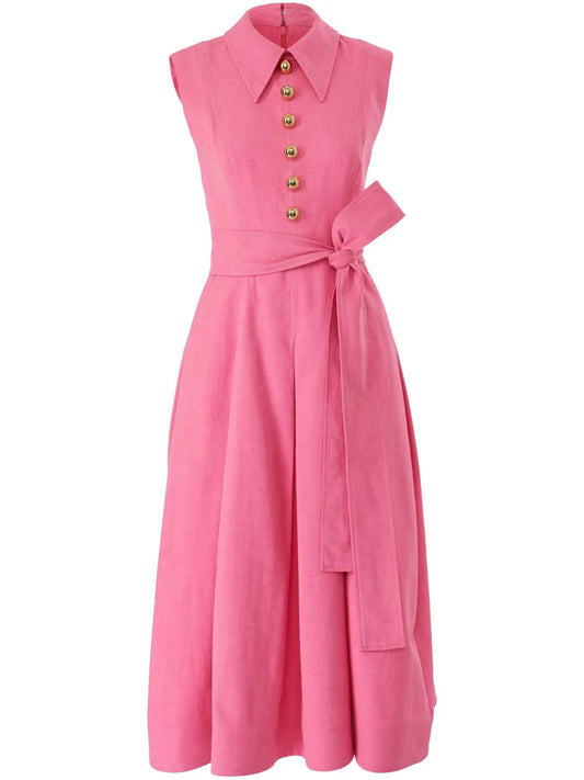 Belted Midi Dress
