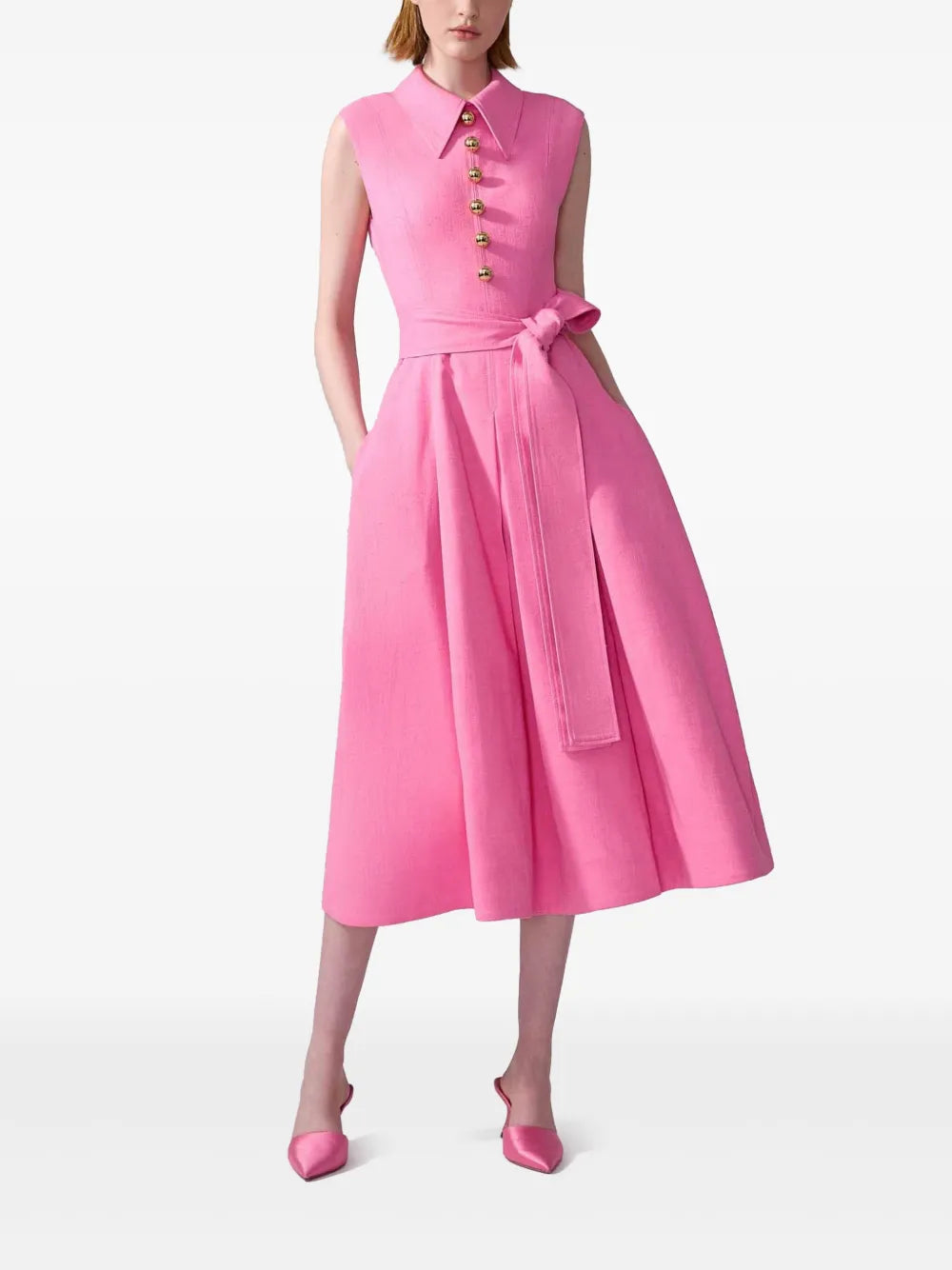Belted Midi Dress