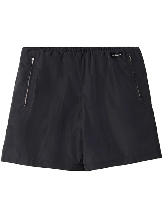 Wide-Leg Bermuda Shorts