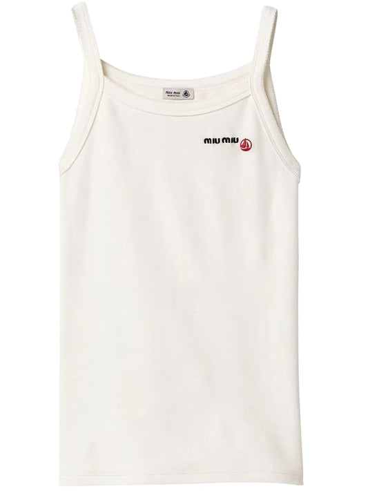 Embroidered Tank Top