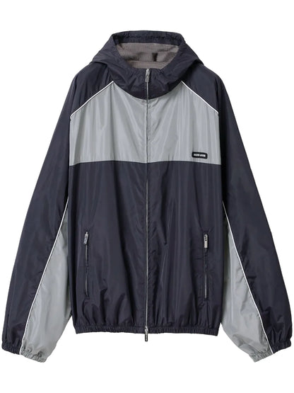 Logo-Print Bomber Jacket