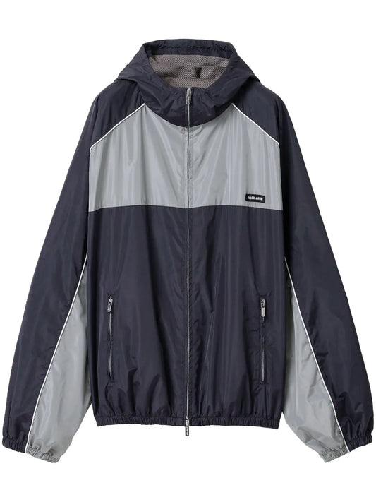 Logo-Print Bomber Jacket