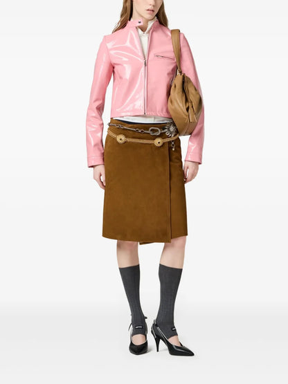 Suede Skirt