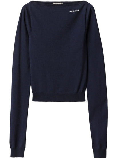 Logo-Print Top