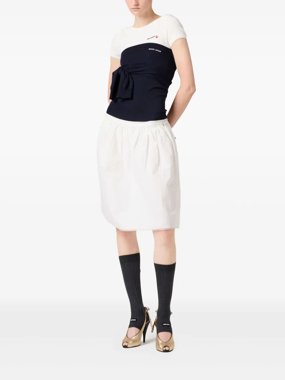Logo-Print Top