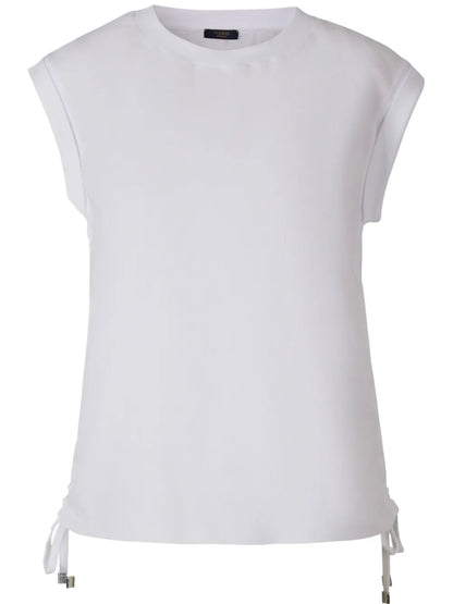 Gathered Cotton T-Shirt
